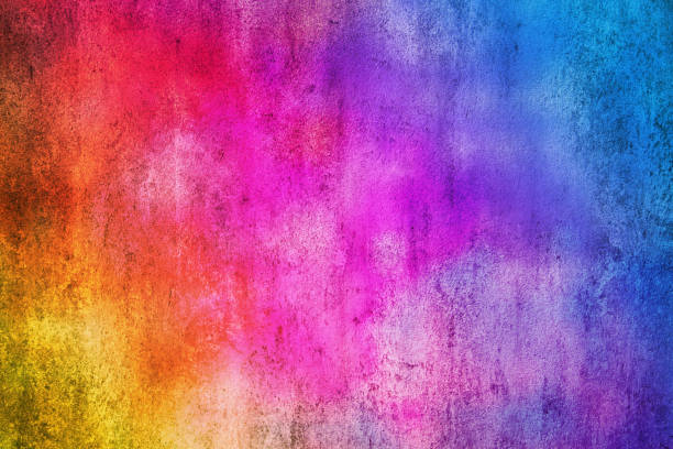 istock Abstract colorful cement wall texture and background. Grunge red blue and yellow painted on concrete wall. High quality picture. 924298022