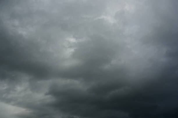 istock Dark ominous grey storm cloudy sky 924304300