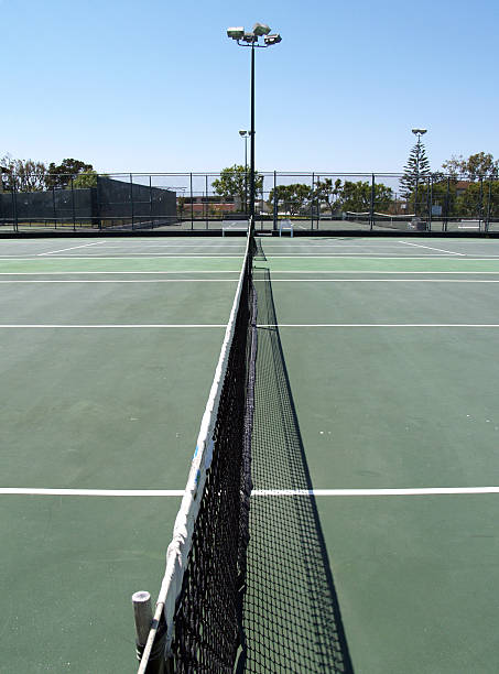istock Tennis Court Net 92431044
