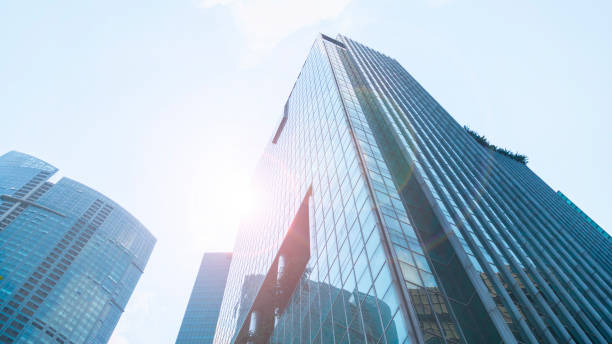 istock sky and exterior glass wall modern buildings 924315122