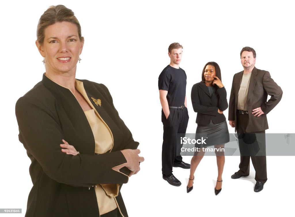 Equipe de negócios colegas de trabalho Série 1 - Royalty-free Adulto Foto de stock