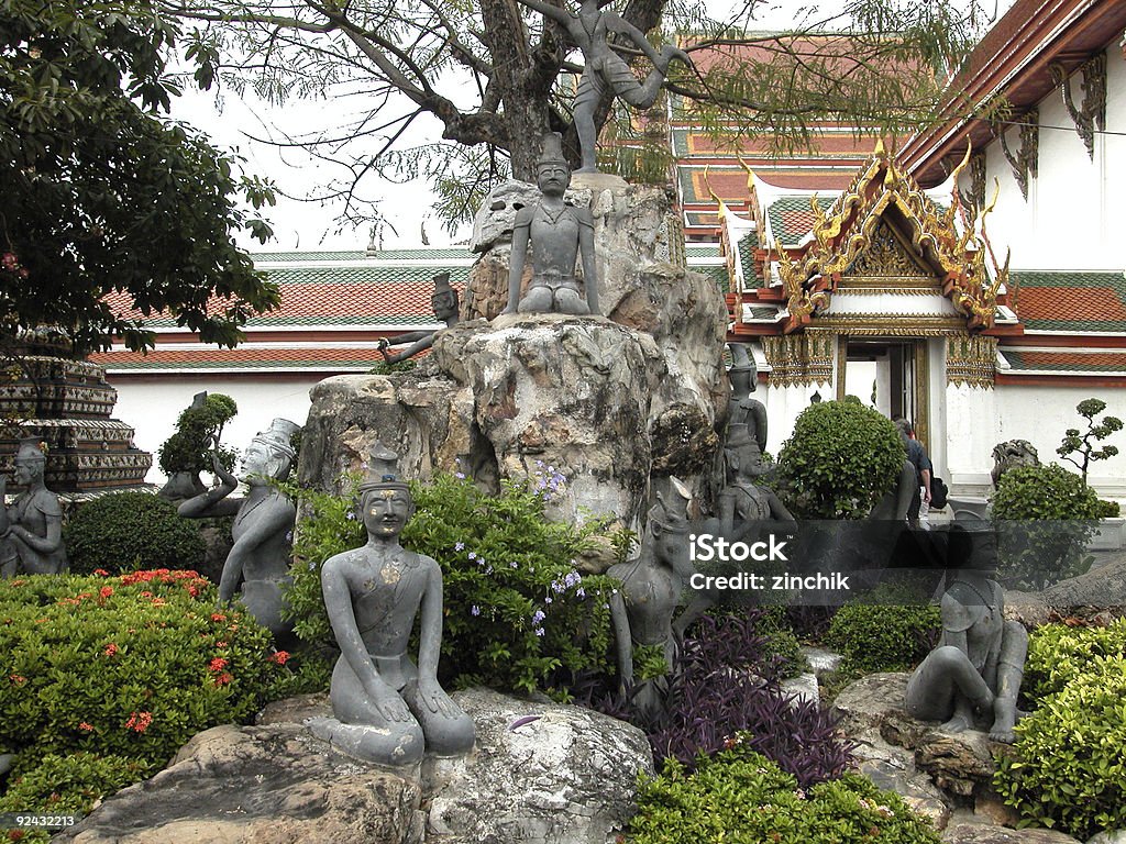 Thai-Skulptur - Lizenzfrei Architektur Stock-Foto