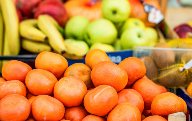 istock Fresh fruits at a market 924322644