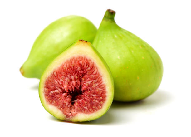 istock Fresh and tasty fig  on white background 924322682