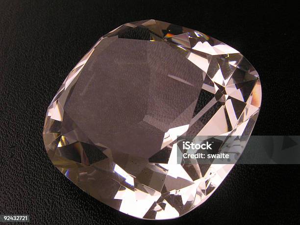 Black Diamond Stock Photo - Download Image Now - Artificial, Black Background, Black Color