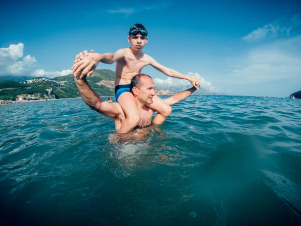 istock Enjoying a day with dad at the beach 924330690