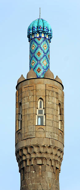 Minaret close-up stock photo