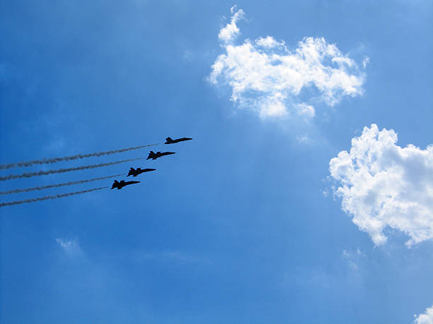 istock Jets Flying in Unison | Airshow 92433175