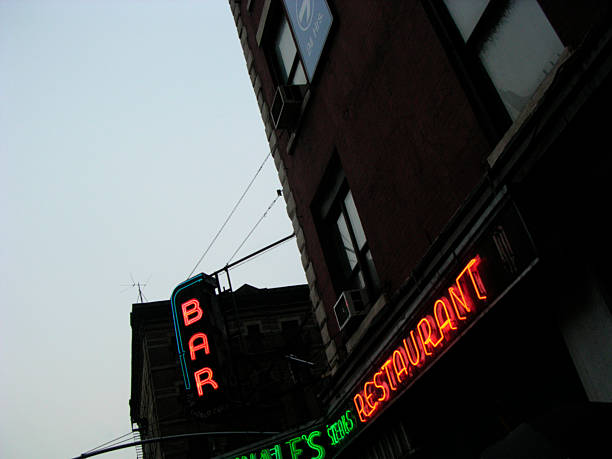 istock Neon Signs on Bar/Restaurant, NYC 92433301