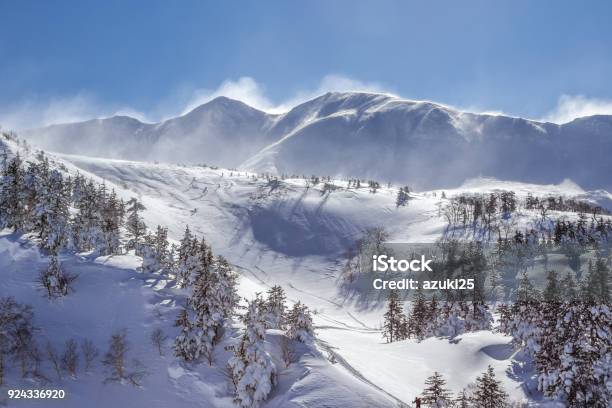 Backcountry Skiing At Tokatidake Kamifurano Hokkaido Japan Stock Photo - Download Image Now