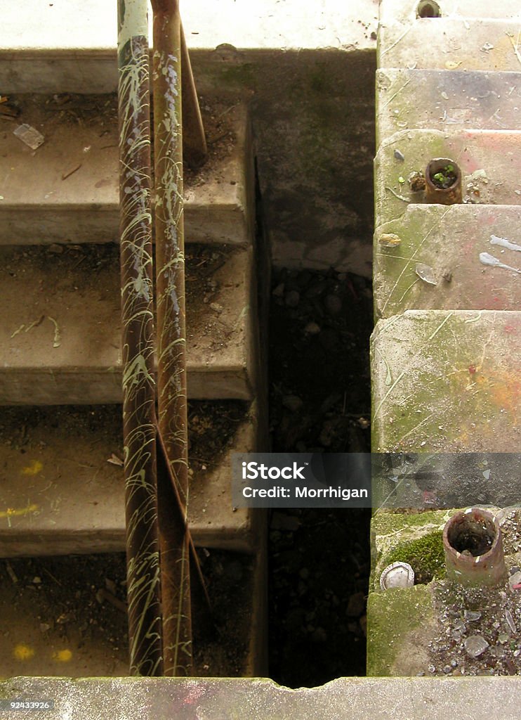 Ruiné les escaliers - Photo de A l'abandon libre de droits