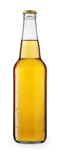 istock cold beer or cider in glass bottle 924340168