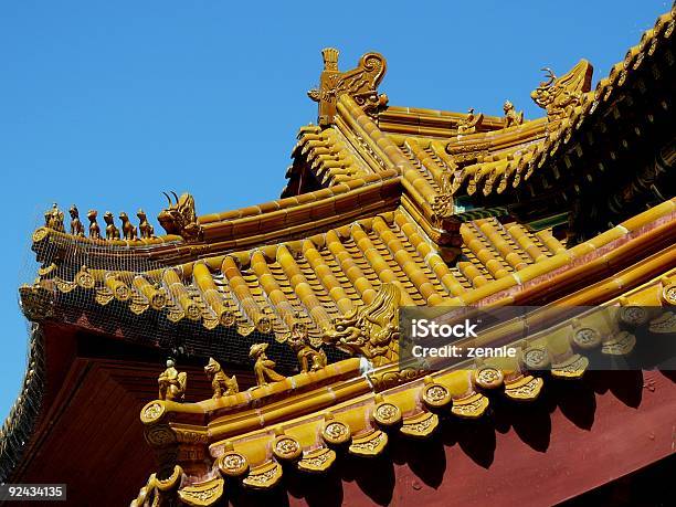 Rooftemplechinese Stockfoto und mehr Bilder von Architektur - Architektur, Bauwerk, Buddha
