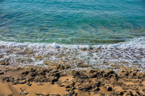 istock Majestic beach with sea crystal clear 924345230