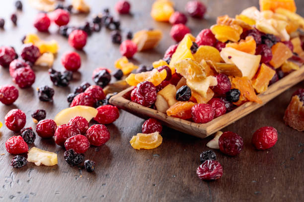 istock Dried fruits and berries. 924356486