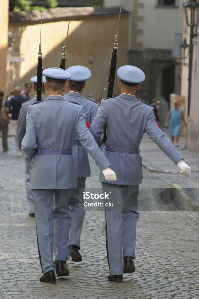 Maszerować przez strażnika - Zbiór zdjęć royalty-free (Zamek - Konstrukcja budowlana)