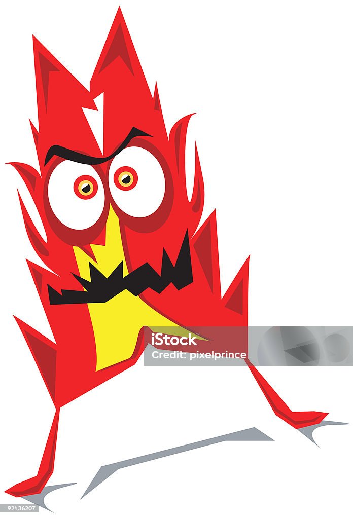 Rojo caliente Avatar - Ilustración de stock de Amarillo - Color libre de derechos