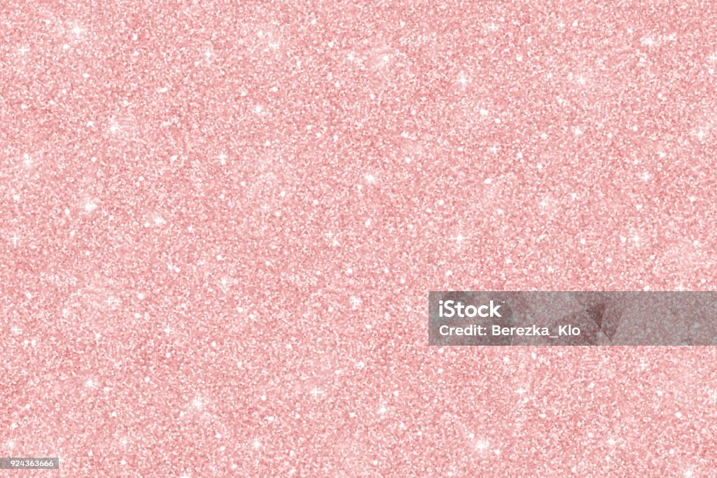 Rose gold glitter texture Rose gold glitter texture, horizontal background Glitter stock vector