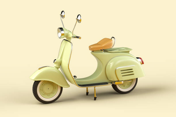 Scooters Italian Design stock photo