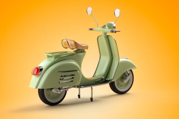 Scooters Italian Design stock photo
