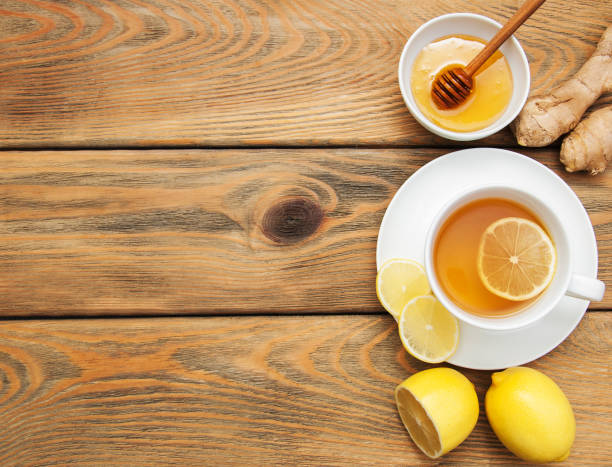 istock Cup of tea with lemon and ginger 924372786