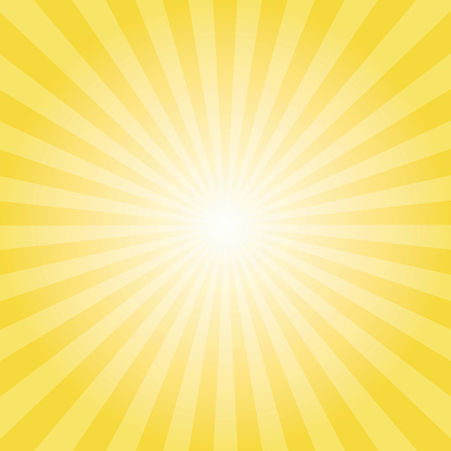 Yellow Sun Ray Background Vector Eps10 Stock Illustration - Download Image  Now - Abstract, Bright, Burning - iStock