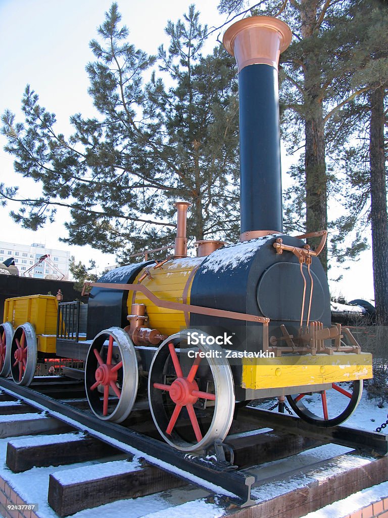 Steam locomotive - Lizenzfrei Alt Stock-Foto