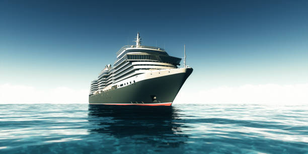 Tropical cruise concept stock photo