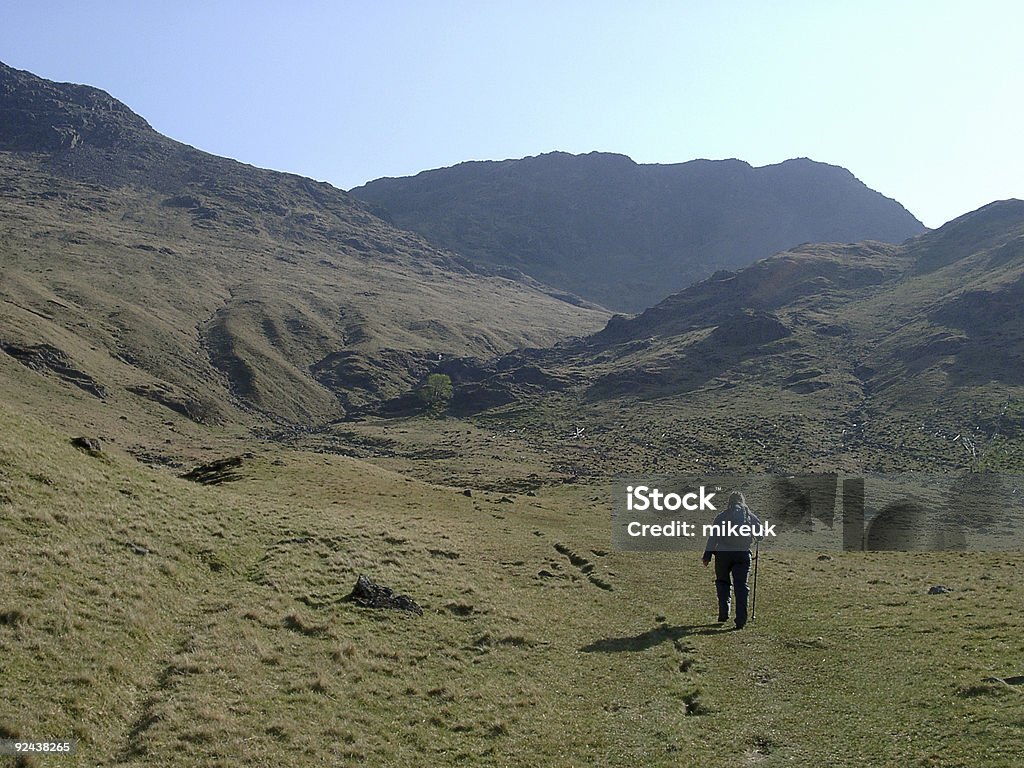 Marcher dans les montagnes - Photo de Adulte libre de droits