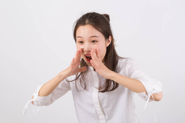istock Young woman shout and scream 924383524