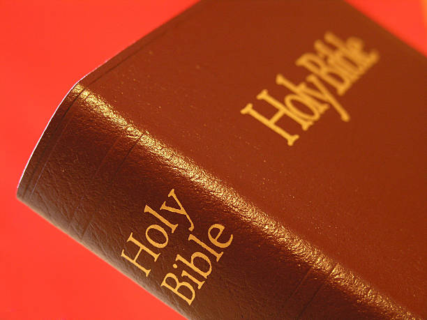 istock Holy Bible Leather Cover 92438609