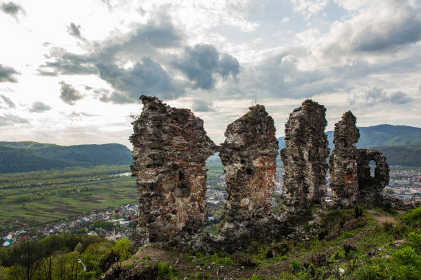 The ruins of the castle
