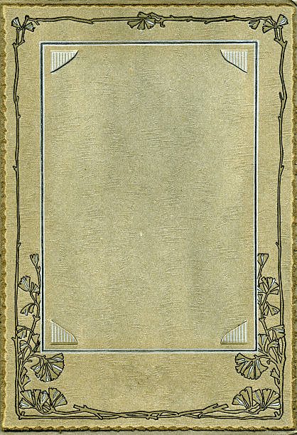 istock Flowery antique photo frame 92438985