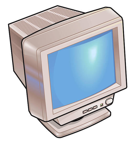 Monitor de Computador - ilustração de arte vetorial