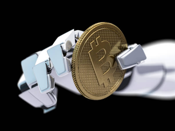 istock Concept of a robotic mechanical arm. 3D 924403432