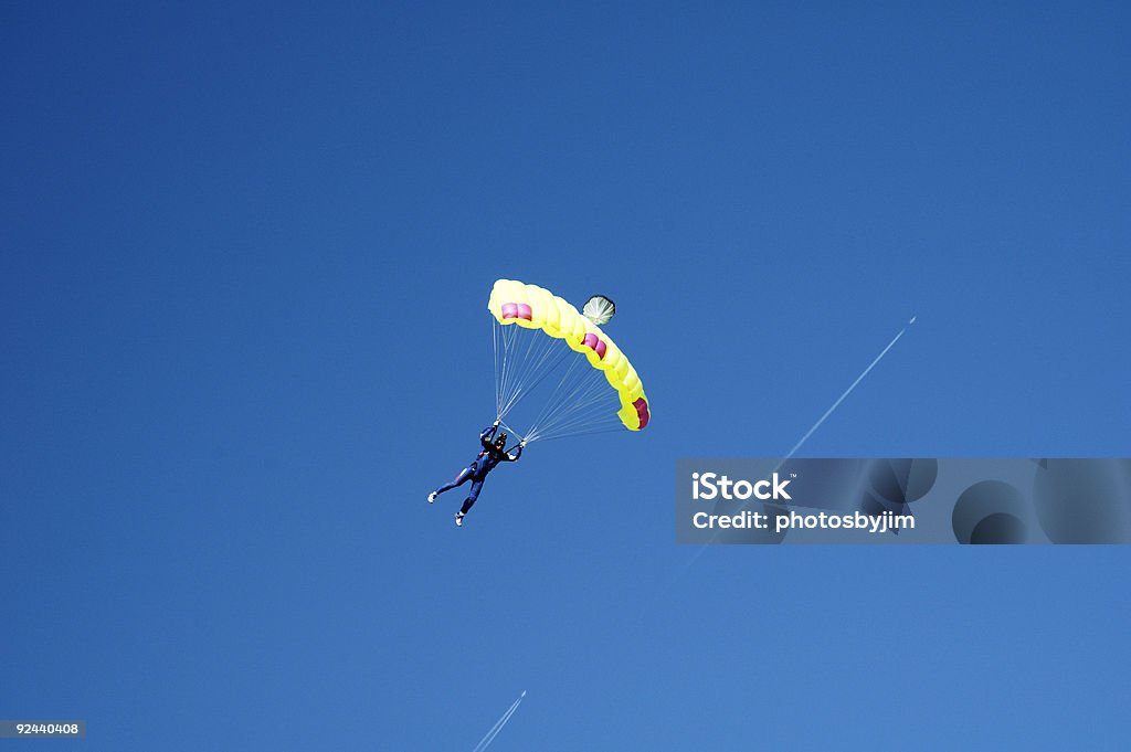 Skydiving - Foto stock royalty-free di A mezz'aria