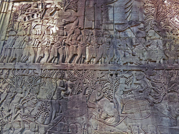 istock Bas-reliefs of Angkor Wat in Cambodia 924406476