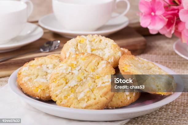 Lemon Cookies Stock Photo - Download Image Now - Lemon Cookie, Baked, Brown