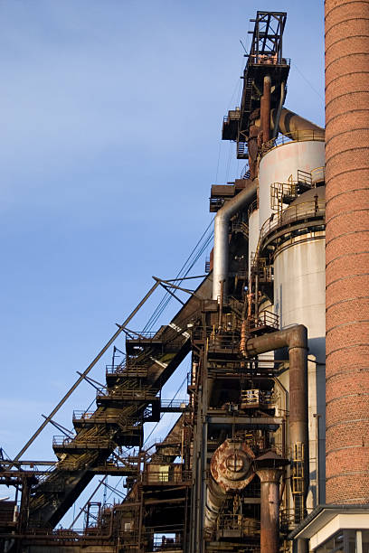 istock blast furnace with brick chimney detail 92440820