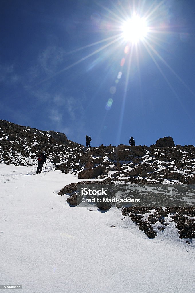 Heading for the Summitt - Foto stock royalty-free di A mezz'aria