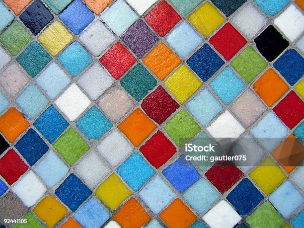Colorido Mosaico - Fotografias de stock e mais imagens de Abstrato - Abstrato, Acabado, Acaso