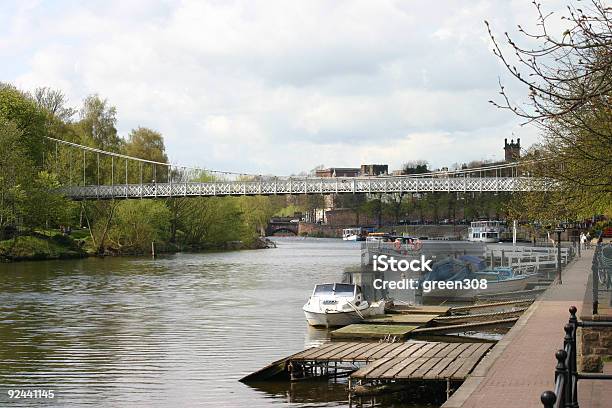 Foto de Rio Dee Em Chester e mais fotos de stock de Aterrissar - Aterrissar, Atracado, Cheshire