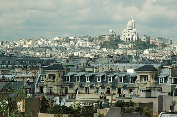 Paris cityscape stock photo