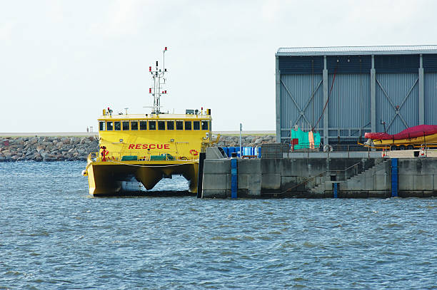 rescue ship stock photo