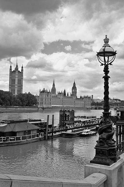 istock Houses of Parliament 2 in grey 92441442
