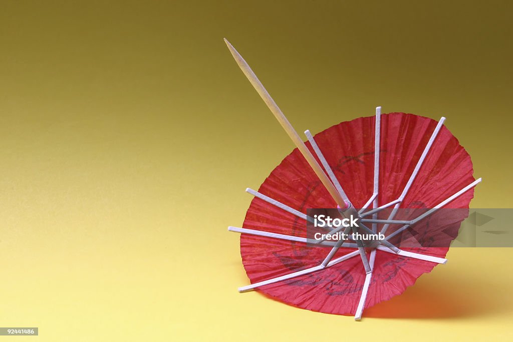 cocktail-Regenschirm-Rot#1 - Lizenzfrei Alkoholisches Getränk Stock-Foto