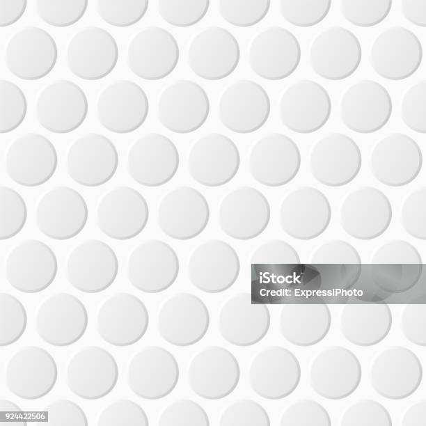 Round Texture Patterns White Dotted Texture Seamless Vector Pattern With Round Shapes Stock ...