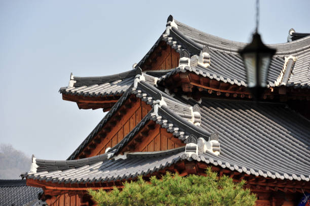 istock Korean traditional house roof 924422782
