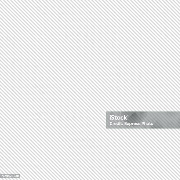 Diagonal Lines Texture Gray Design Seamless Striped Vector Geometric Background Stock Illustration - Download Image Now