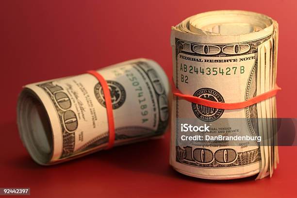 Rulli Da 100 Dollari - Fotografie stock e altre immagini di Banconota - Banconota, Banconota da 100 dollari statunitensi, Banconota di dollaro statunitense